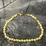 14 k gouden armband met hartjes, Ophalen of Verzenden, Nieuw, Goud, Goud