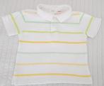 Zara polo t-shirt maat 80 wit gekleurde strepen baby kleding, Verzenden, Zo goed als nieuw, Zara, Jongetje