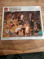 Poezen puzzel 1000st, Ophalen of Verzenden, 500 t/m 1500 stukjes, Zo goed als nieuw, Legpuzzel