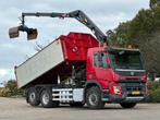 Volvo FMX 330 EURO6!6X4!VOORAS AANGEDREVEN!Z-Kraan/KIPPER!, Automaat, 340 pk, Origineel Nederlands, Bedrijf
