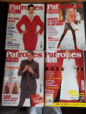 4  vintage Patrones, design couture patronen  beschikbaar voor biedingen