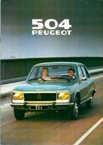 Folder Peugeot 504 1979, Ophalen of Verzenden, Gelezen, Peugeot