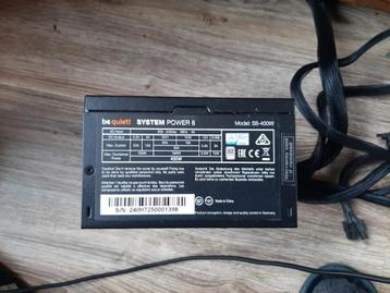 Be Quiet voeding 400 Watt psu beschikbaar voor biedingen