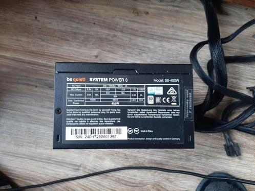 Be Quiet voeding 400 Watt psu, Computers en Software, Interne voedingen, Zo goed als nieuw, Ophalen