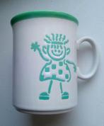 Mok Just Mugs Made in England, Verzenden, Zo goed als nieuw, Overige materialen, Kop en/of schotel