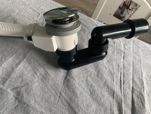 Xenz luxe bad afvoer- vulcombinatie chroom met Hotbath sifon, Doe-het-zelf en Verbouw, Sanitair, Zo goed als nieuw, Bad, Chroom