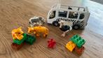 Duplo 10502 Safaribus, Kinderen en Baby's, Speelgoed | Duplo en Lego, Ophalen of Verzenden, Gebruikt, Complete set, Duplo
