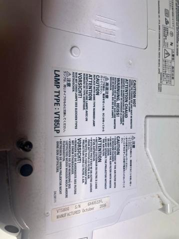 NEC VT580 Projector - Gebruikt beschikbaar voor biedingen