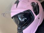 VINZ roze motorhelm met zonnewering - 4 maanden oud, Integraalhelm, Dames, L, Tweedehands