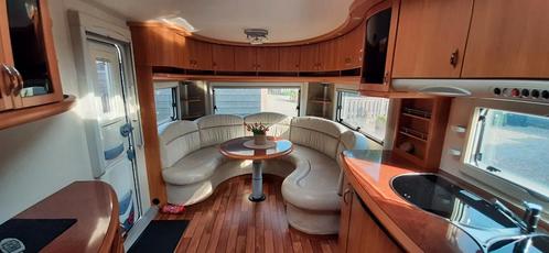 HOBBY CARAVAN LUXE LEDEREN SCHEEPSINTERIEUR MET MOVER, Caravans en Kamperen, Caravans, Particulier, tot en met 4, 1500 - 2000 kg