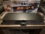 Cuisinier Deluxe XL Bakplaat 1800W, Ophalen of Verzenden, Vaatwasmachinebestendig, Gebruikt, Tafelgrill