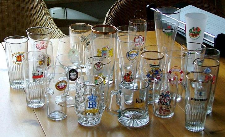 Verzameling bierglazen / Bierglazen verzameling, Verzamelen, Biermerken, Zo goed als nieuw, Glas of Glazen, Overige merken, Ophalen of Verzenden