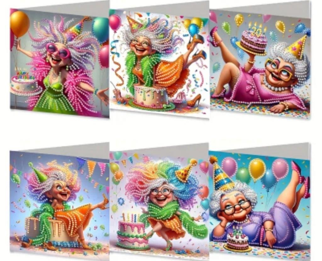 Diamond painting kaarten, Ophalen of Verzenden, Nieuw, Overige thema's