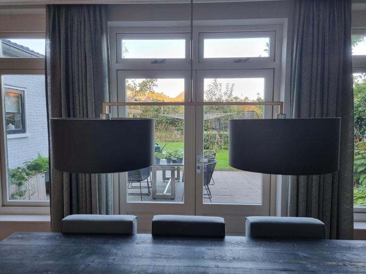 Lamp eetkamertafel (It's about RoMi), Huis en Inrichting, Lampen | Hanglampen, Gebruikt, 75 cm of meer, Metaal, Stof, Ophalen