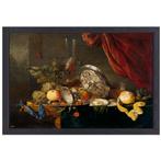 Stilleven met fruit en glazen - Jan Davidsz. de Heem canvas, Huis en Inrichting, Nieuw, Print, 50 tot 75 cm, Oorspronkelijke maker