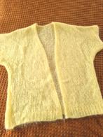 Vest zonder mouwen, mohair geel maat L-XL, Maat 42/44 (L), Ophalen of Verzenden, Zo goed als nieuw, Geel