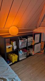 IKEA KALLAX Open cabinet, white and black, Ophalen, Zo goed als nieuw