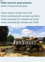 Bezoekers kaart Fun Valley, Tickets en Kaartjes, Drie personen of meer, Meerdaags