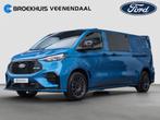 Ford E-Transit Custom 320 L2 MS-RT 286PK Dubbel Cabine | Dub, Auto's, Automaat, Blauw, 286 pk, Nieuw