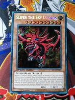 Slifer the Sky Dragon - Secret Rare SBC1 Speed Duel - YGO, Ophalen of Verzenden, Zo goed als nieuw, Foil