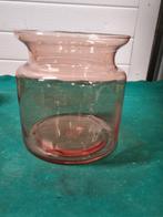 pot / vaas roze glas, Ophalen of Verzenden
