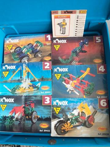 K'nex Partij met 6 Complete Modellen beschikbaar voor biedingen