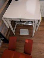 Bureau inklapbaar wit., Huis en Inrichting, Ophalen, Gebruikt