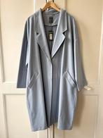 Primark vilt-achtige jas met wol lichtblauw, maat 46, Ophalen of Verzenden, Nieuw, Maat 46/48 (XL) of groter, Blauw