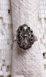 Zeer mooie vintage zilveren ring - zilvergehalte 835, Sieraden, Tassen en Uiterlijk, Antieke sieraden, Ophalen of Verzenden, Zilver
