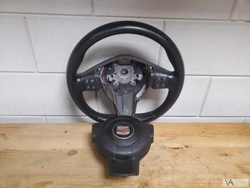 Seat Ibiza 6L 2002 -2009 lederen stuur met knoppen en airbag beschikbaar voor biedingen