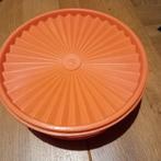 Vintage tupperware koektrommel, Huis en Inrichting, Ophalen of Verzenden, Gebruikt, Oranje