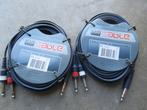 3137	;	splitkabel	;	DAP stereo jack naar 2x mono jack, FL 34, Nieuw, Ophalen of Verzenden, Apparatuur, DAP