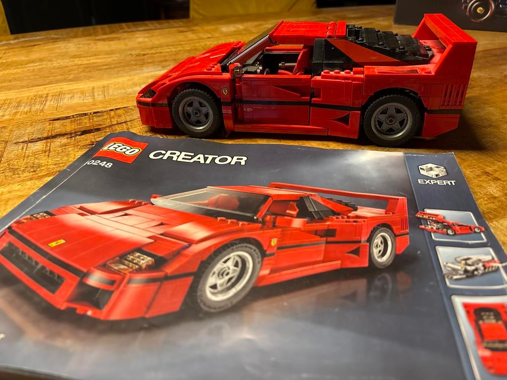 Lego Creator Expert Ferrari F40 (10248), Kinderen en Baby's, Speelgoed | Duplo en Lego, Ophalen, Gebruikt, Complete set, Lego