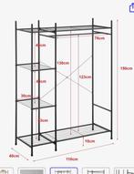 Open kleding kast/ kapstok, Huis en Inrichting, Kasten | Kledingkasten, Zo goed als nieuw, 150 tot 200 cm, 25 tot 50 cm, 50 tot 100 cm
