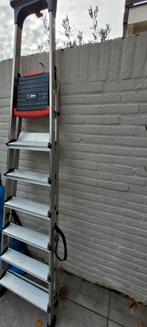 Altrex Double Decker Ladder 1x7, Doe-het-zelf en Verbouw, Ladders en Trappen, Ophalen, Gebruikt, Ladder, Opvouwbaar of Inschuifbaar