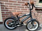Kinderfiets, zwart 14 inch., Fietsen en Brommers, Fietsen | Crossfietsen en BMX, Ophalen, Staal, Minder dan 16 inch