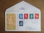 Nederland FDC E 36 kinderzegels 1958, Ophalen of Verzenden, Beschreven, Nederland