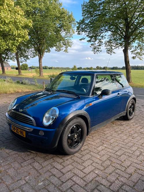 Mini 1.6 16V ONE 2001 Blauw/ JAAR APK NW KOPPELING, Auto's, Mini, Bedrijf, One, ABS, Airbags, Airconditioning, Alarm, Centrale vergrendeling
