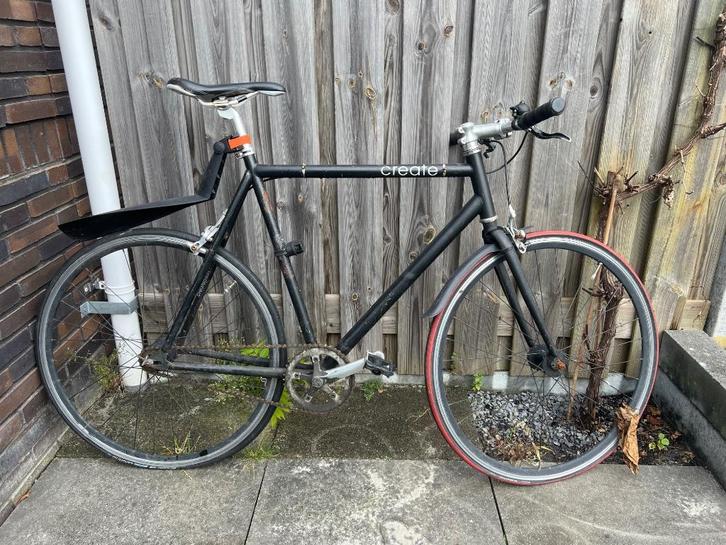 Racefiets herenmodel – merk Create, Fietsen en Brommers, Fietsen | Racefietsen, Gebruikt, Overige merken, Minder dan 10 versnellingen