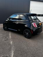 Fiat 500E, 1330 kg, Zwart, 4 stoelen, Leder en Stof