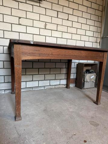 Gratis eetkamertafel - eikenhout 120 cm breed beschikbaar voor biedingen
