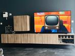 Tv kast zelf samengesteld van Besta Ikea, Minder dan 100 cm, 25 tot 50 cm, Ophalen of Verzenden, Zo goed als nieuw