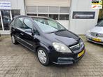 Opel Zafira 1.6 Business AIRCO..TREKHAAK, Auto's, Voorwielaandrijving, 4 cilinders, 7 stoelen, Zwart