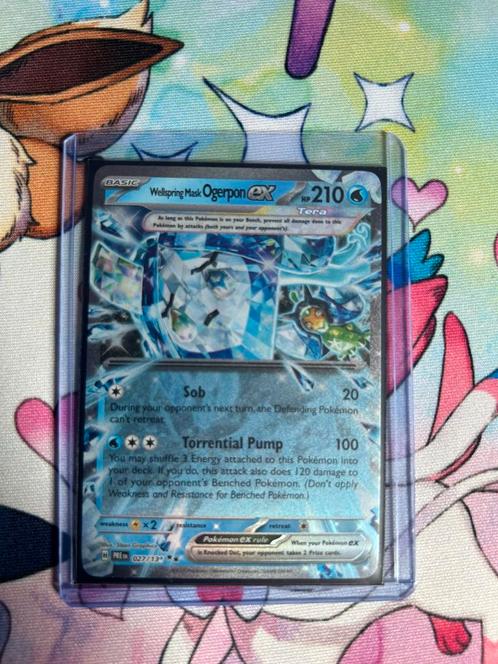 Ogerpon EX 027/131 Prismatic Evolutions Pokémon kaarten, Hobby en Vrije tijd, Verzamelkaartspellen | Pokémon, Zo goed als nieuw