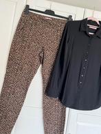 Studio anneloes set L leo broek & poppy blouse zwart, Zwart, Maat 42/44 (L), Ophalen of Verzenden, Zo goed als nieuw