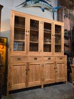 Fijne moderne Buffetkast | Vitrinekast | Boekenkast teak, Gebruikt, Glas, 200 cm of meer, Niet te achterhalen