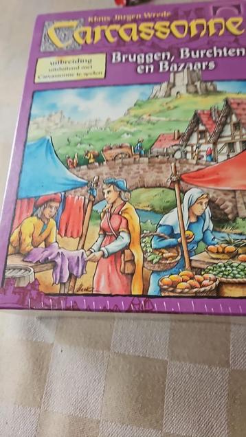 bordspel oude v Carcassonne Bruggen Burchten Bazaars 999  beschikbaar voor biedingen