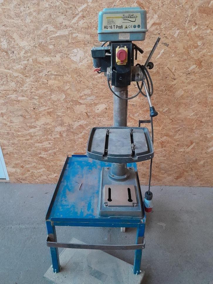 kolomboormachine huvema 380v, tafelboormachine + tafel, Doe-het-zelf en Verbouw, Gereedschap | Boormachines, Gebruikt, Kolomboormachine