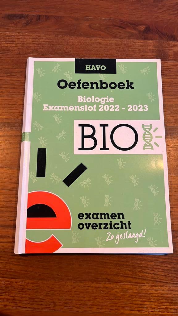 ExamenOverzicht - Oefenboek Examenstof Biologie HAVO, Boeken, Schoolboeken, Zo goed als nieuw, Nederlands, Overige niveaus, Ophalen of Verzenden