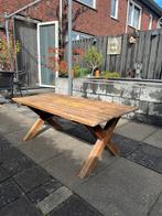 Houten tafel, Huis en Inrichting, Tafels | Salontafels, Ophalen, Gebruikt, 100 tot 150 cm, 50 tot 100 cm